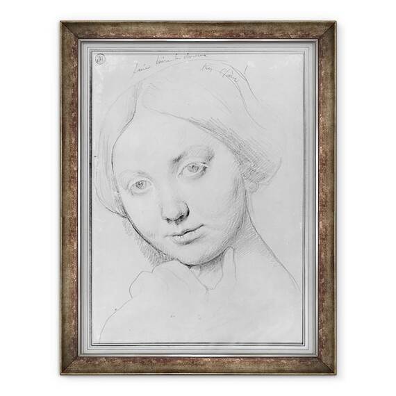 Tablou inramat - Jean Auguste Dominique Ingres - Louise de Broglie, Countess of Haussonville - - Roveli