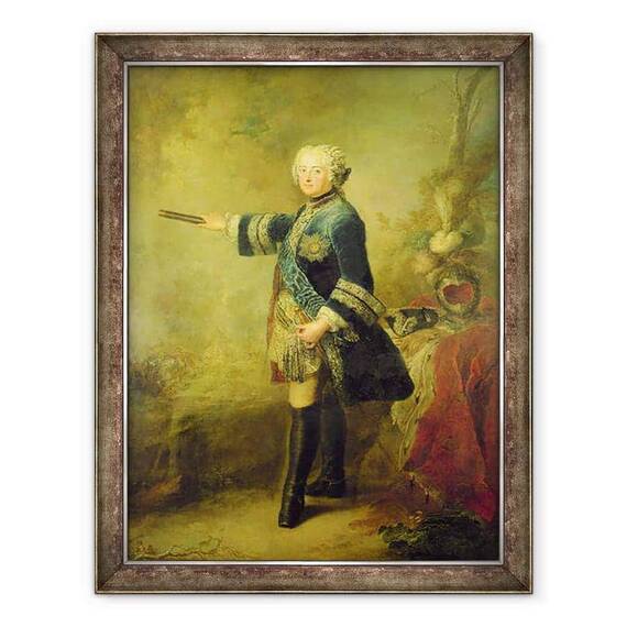 Tablou inramat - Johann Baptist I Lampi - Stanislas II August Poniatowski - - Roveli