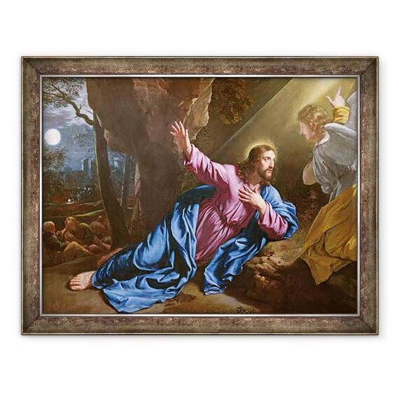 Tablou inramat - Philippe de Champaigne - Hristos in Gradina Maslinilor - - Roveli