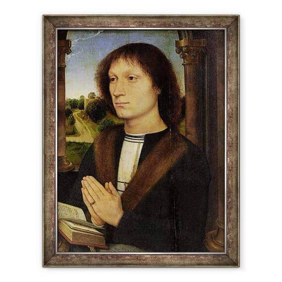 Tablou inramat - Hans Memling - Portretul lui Benedetto Portinari 1466-1551 1487 - - Roveli