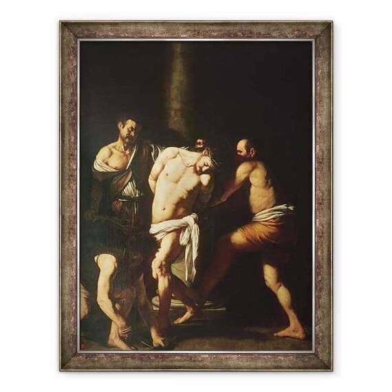 Tablou inramat - Michelangelo Merisi da Caravaggio - Flagelare - - Roveli