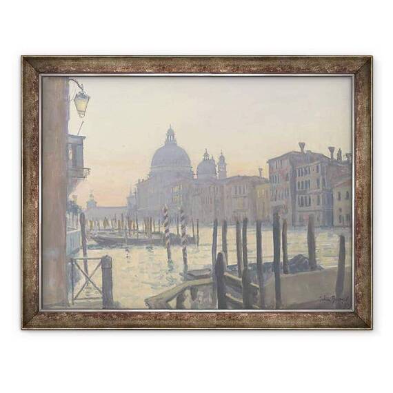 Tablou inramat - Julian Barrow - Rasarit de soare Grand Canal - - Roveli