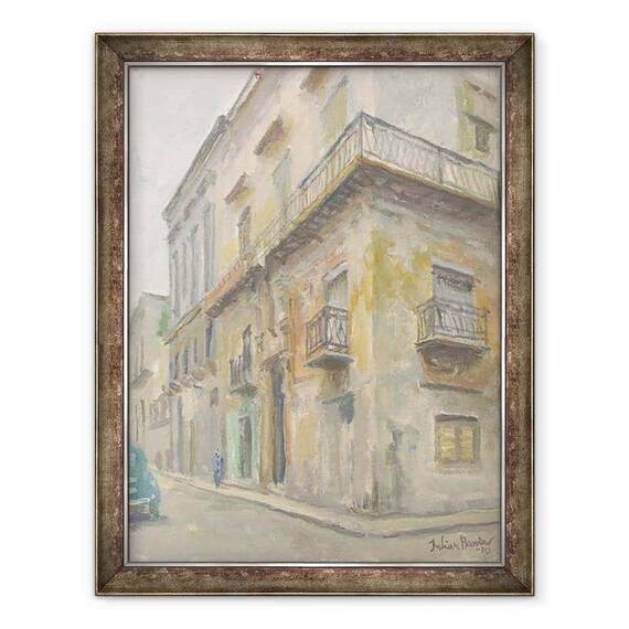 Tablou inramat - Julian Barrow - Havana Street Corner - - Roveli