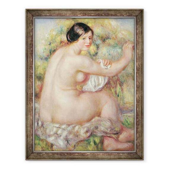Tablou inramat - Pierre Auguste Renoir - Sezat mare Nud - - Roveli