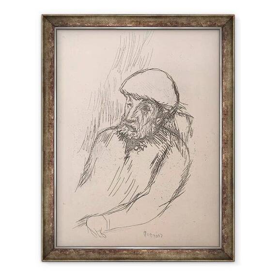 Tablou inramat - Pierre Bonnard - Portretul lui Renoir - - Roveli