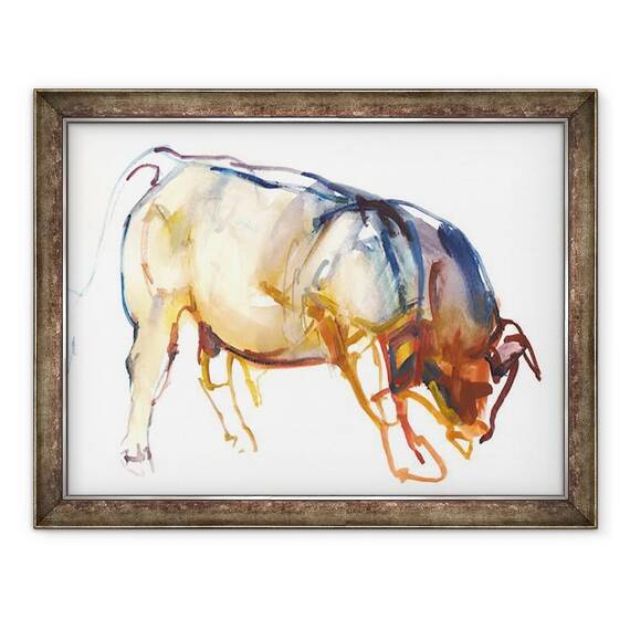 Tablou inramat - Mark Adlington - Little Bull, 2010 - - Roveli