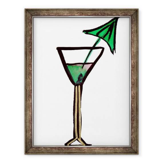 Tablou inramat - Daisy de Villeneuve - Cocktail - - Roveli
