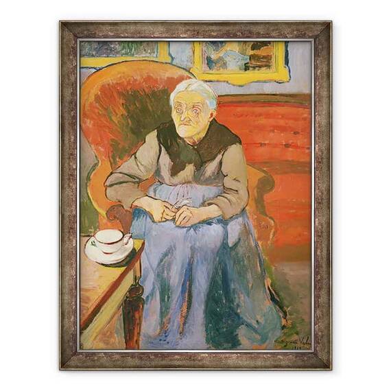 Tablou inramat - Marie Clementine Valadon - Portretul Mamei Artistului - - Roveli