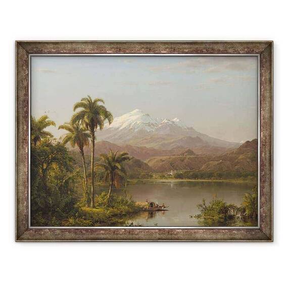 Tablou inramat - Frederic Edwin Church - Tamaca Palms - - Roveli