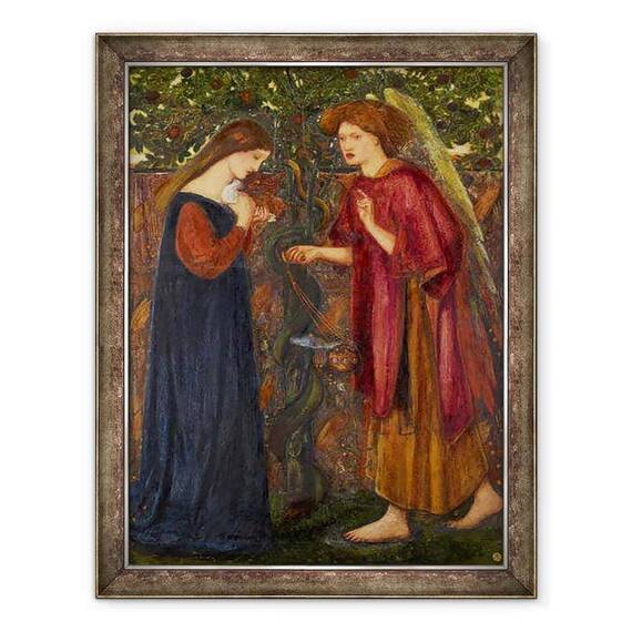 Tablou inramat - Edward Coley Burne-Jones - Buna Vestire - - Roveli