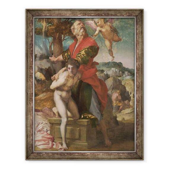 Tablou inramat - Andrea del Sarto - Sacrificiul lui Isaac - - Roveli