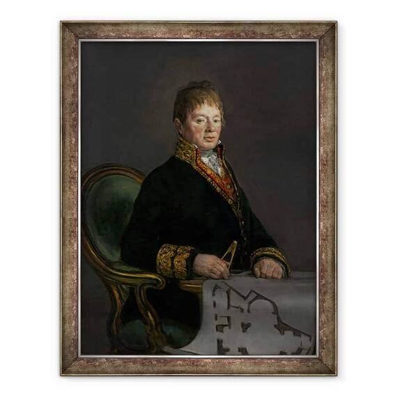 Tablou inramat - Francisco Jose de Goya y Lucientes - Portrait of Don Juan Antonio Cuervo - - Roveli