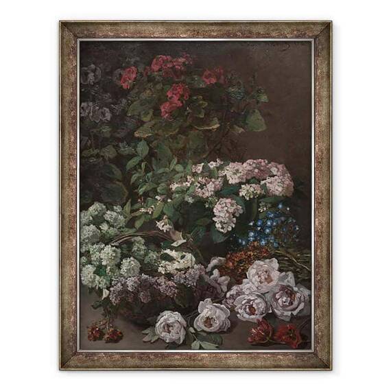 Tablou inramat - Claude Monet - Flori de primavara - - Roveli