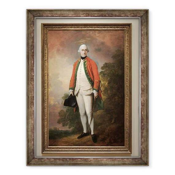 Tablou inramat - Thomas Gainsborough - Portret De George Pitt, Primul Lord Rivers - - Roveli