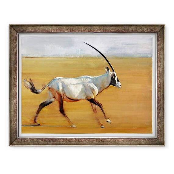 Tablou inramat - Mark Adlington - Oryx galop - - Roveli