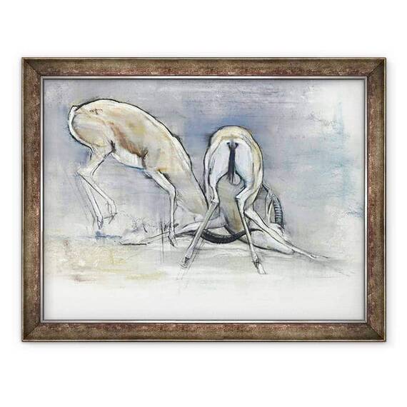 Tablou inramat - Mark Adlington - Gazele II - - Roveli