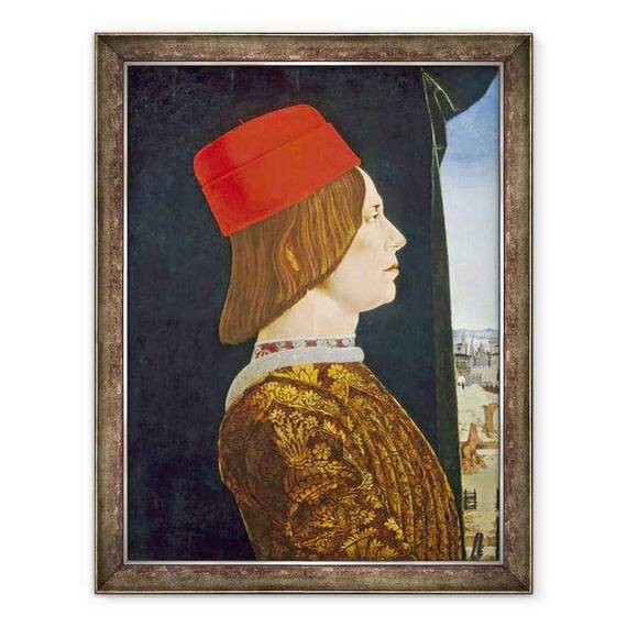 Tablou inramat - Ercole de Roberti - Giovanni II Bentivoglio - - Roveli