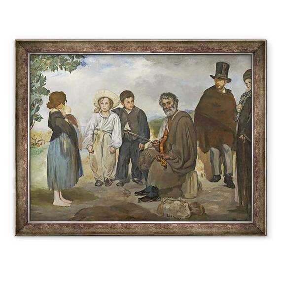 Tablou inramat - Edouard Manet - Vechi muzician - - Roveli