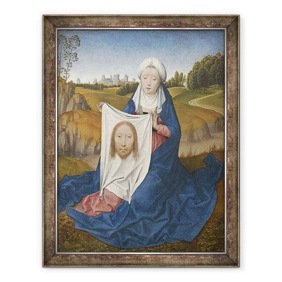 Tablou inramat - Hans Memling - St. Veronica - - Roveli