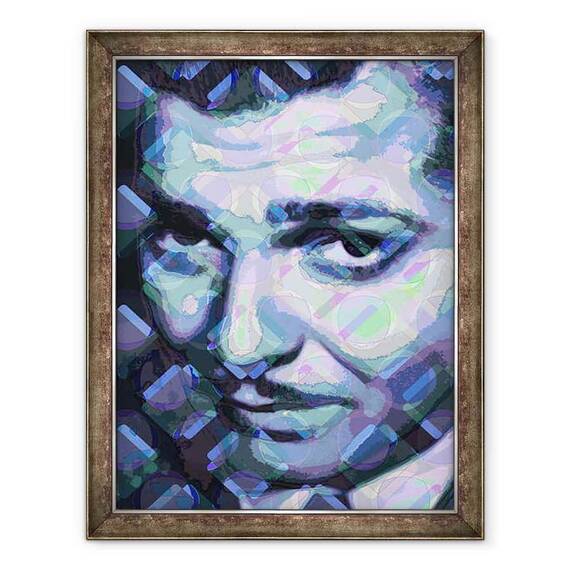 Tablou inramat - Scott J. Davis - Clark Gable - - Roveli