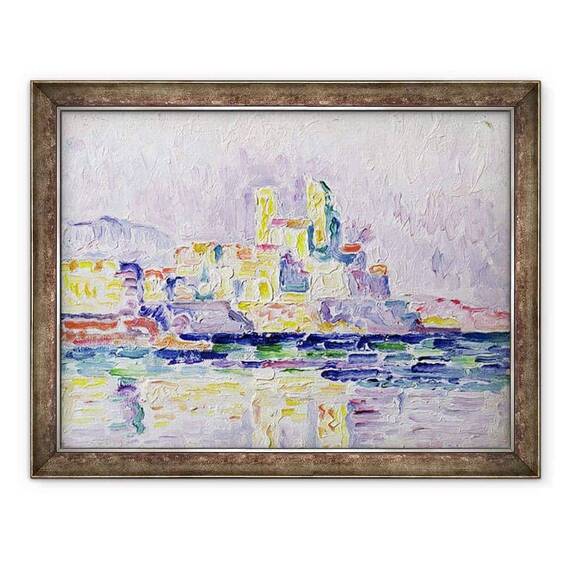 Tablou inramat - Paul Signac - Antibes studiu - - Roveli