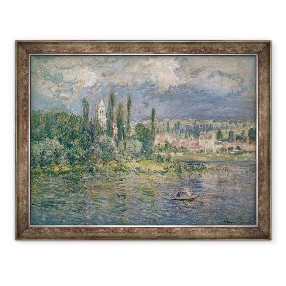 Tablou inramat - Claude Monet - Peisaj cu o furtuna, Vetheuil - - Roveli