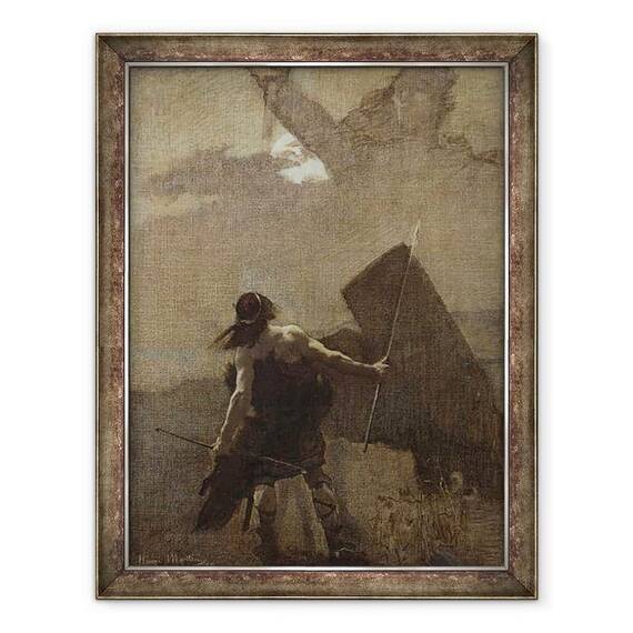 Tablou inramat - Henri Martin - Fantoma Libertatii - - Roveli