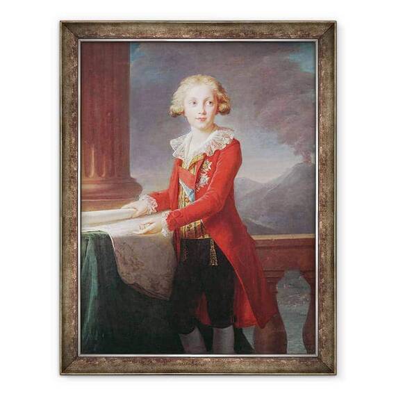 Tablou inramat - Elisabeth Louise Vigee-Lebrun - Portret De Francisc I Din Cele Doua Sicilii - - Roveli