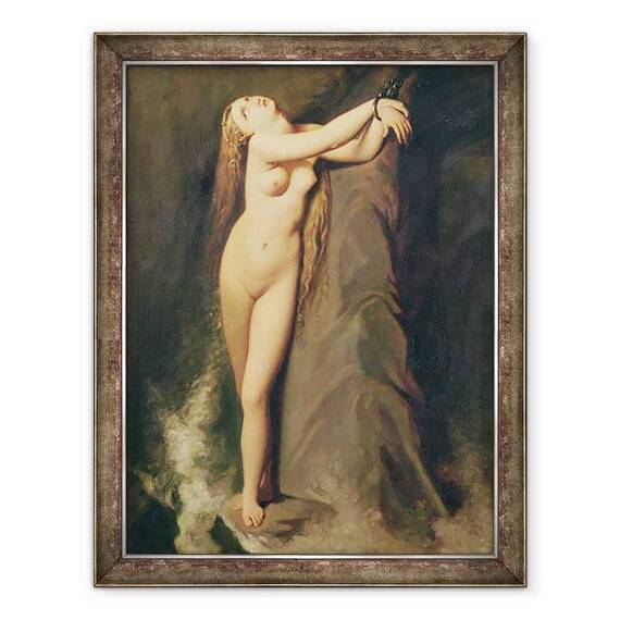 Tablou inramat - Jean Auguste Dominique Ingres - Angelica - - Roveli
