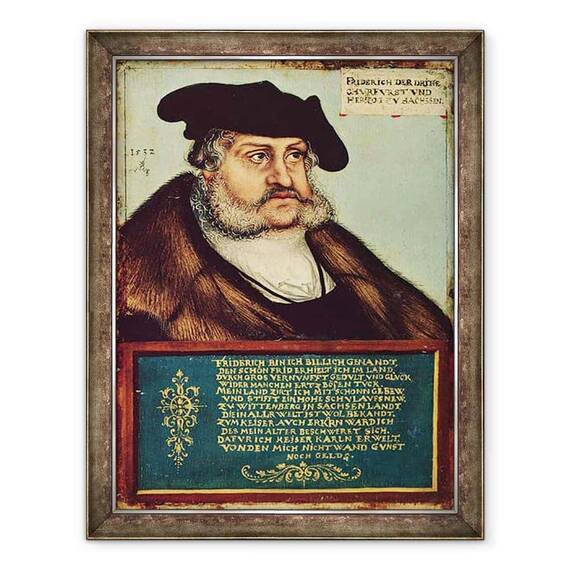 Tablou inramat - Lucas Cranach the Elder - Portret De Frederick III - - Roveli