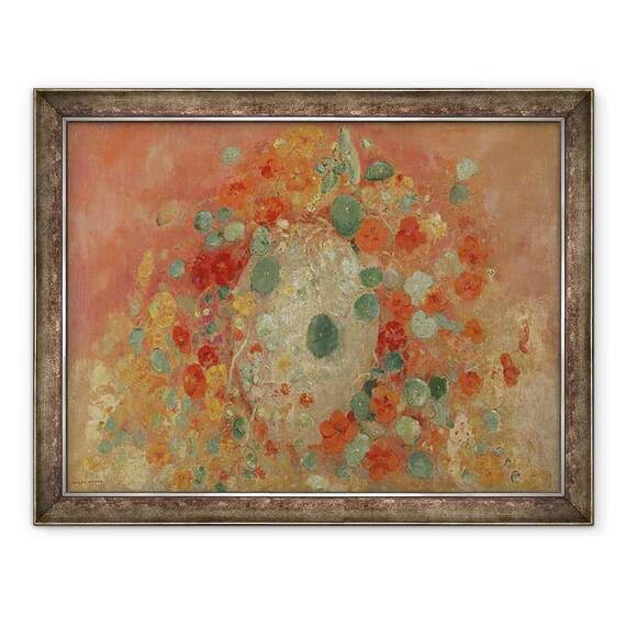 Tablou inramat - Odilon Redon - Nasturtiums - - Roveli