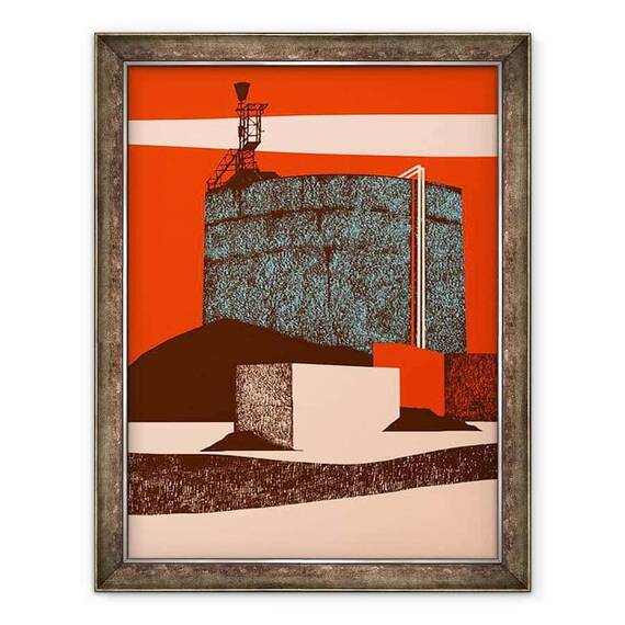 Tablou inramat - Eliza Southwood - containere - - Roveli