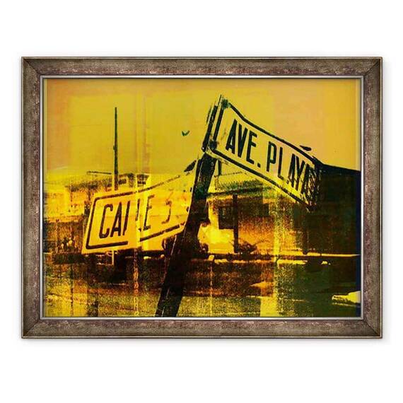Tablou inramat - David Studwell - Sign Street - - Roveli