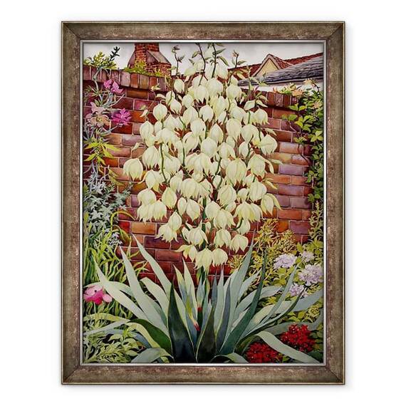 Tablou inramat - Christopher Ryland - inflorire Yucca - - Roveli