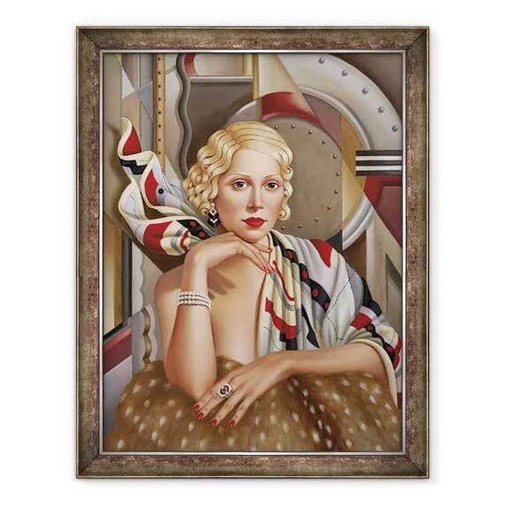 Tablou inramat - Catherine Abel - La Femme en Soie - - Roveli