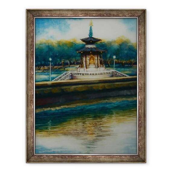 Tablou inramat - Lee Campbell - Pagoda Pacii - - Roveli