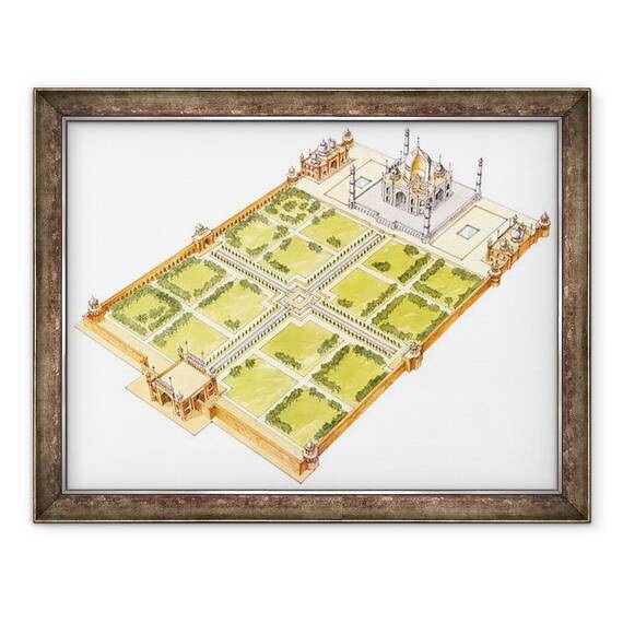 Tablou inramat - Fernando Aznar Cenamor - Taj Mahal. Adra - - Roveli