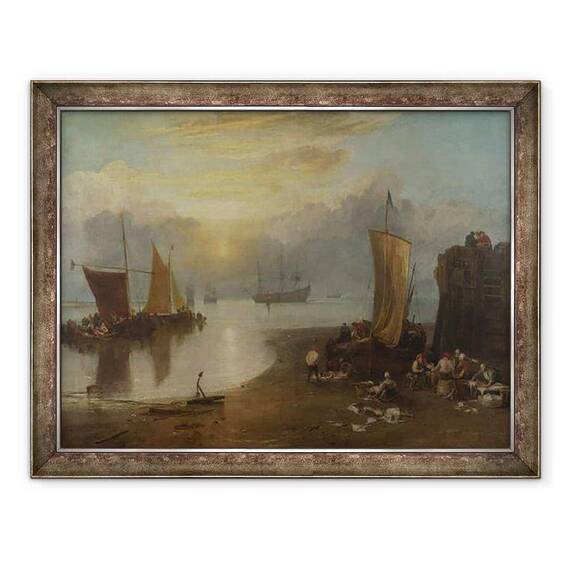 Tablou inramat - Joseph Mallord William Turner - Soarele rasare prin vapori - - Roveli