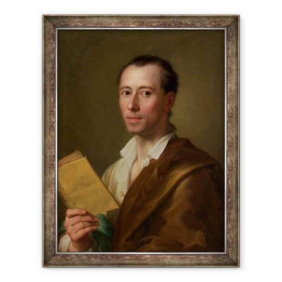 Tablou inramat - Anton Raphael Mengs - Johann Joachim Winckelmann 1717–68 - - Roveli