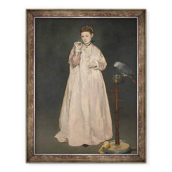 Tablou inramat - Edouard Manet - Tanara doamna in 1866 - - Roveli