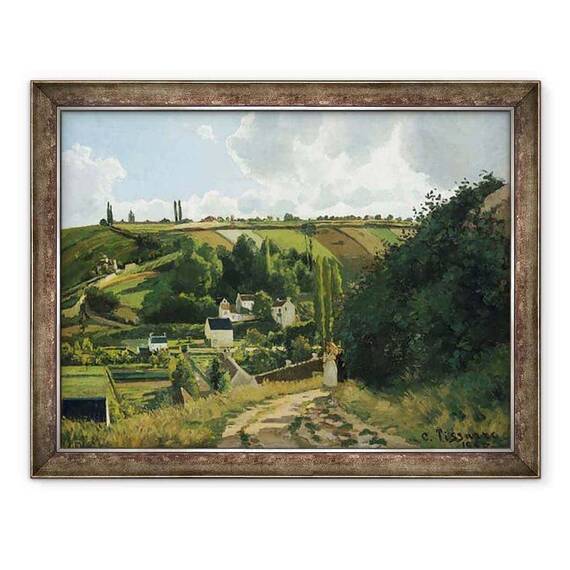 Tablou inramat - Camille Pissarro - Jalais Hill la Pontoise - - Roveli