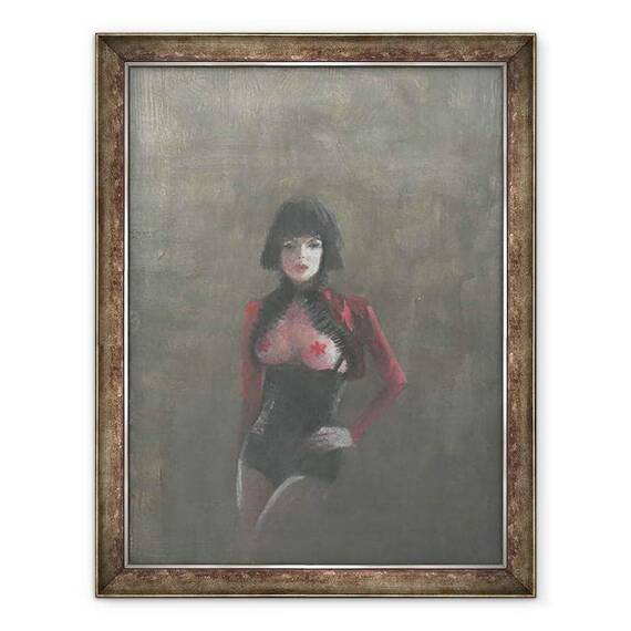 Tablou inramat - Lincoln Seligman - Artiste Fetis - - Roveli