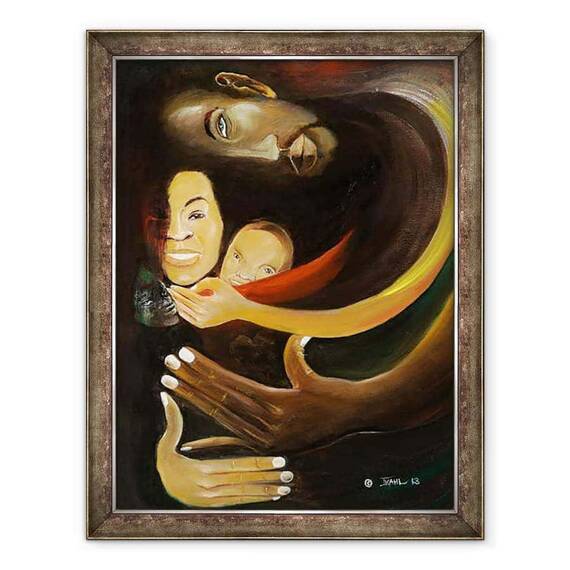 Tablou inramat - Ikahl Beckford - impreuna - - Roveli