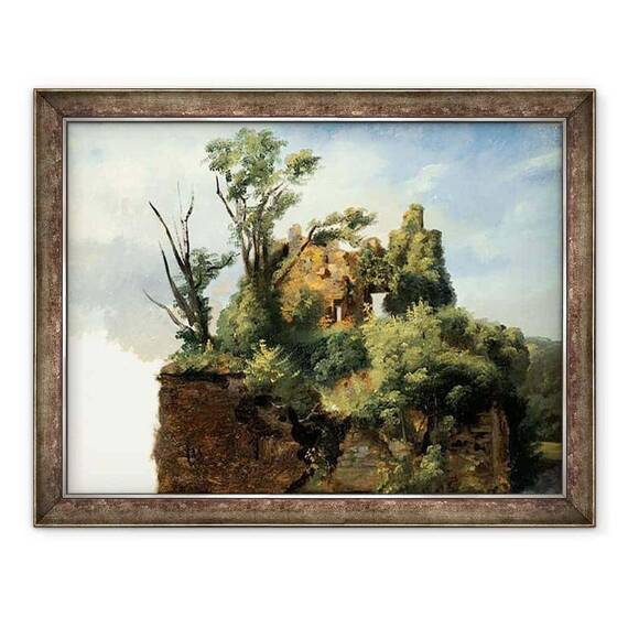 Tablou inramat - Pierre Henri de Valenciennes - Peisaj cu ruine - - Roveli