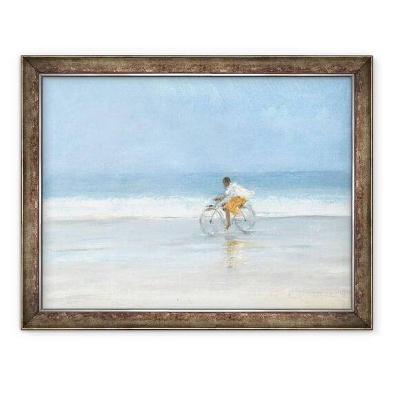 Tablou inramat - Lincoln Seligman - Baiat pe bicicleta 1 - - Roveli