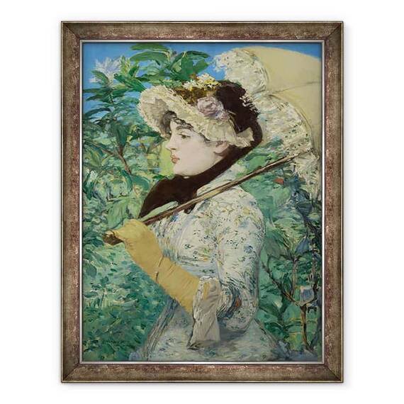 Tablou inramat - Edouard Manet - Le Printemps Jeanne Demarsy - - Roveli