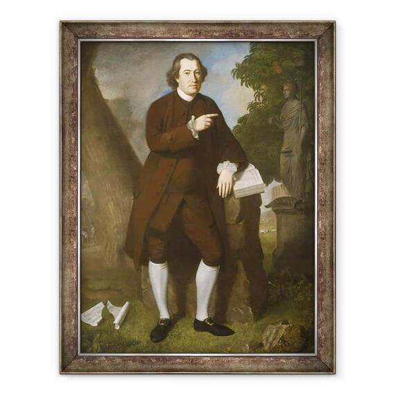 Tablou inramat - Charles Willson Peale - John Beale Bordley - - Roveli
