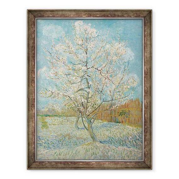 Tablou inramat - Vincent van Gogh - Piersicul Roz - - Roveli