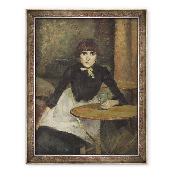 Tablou inramat - Henri de Toulouse-Lautrec - A la Bastille Jeanne Wenz - - Roveli
