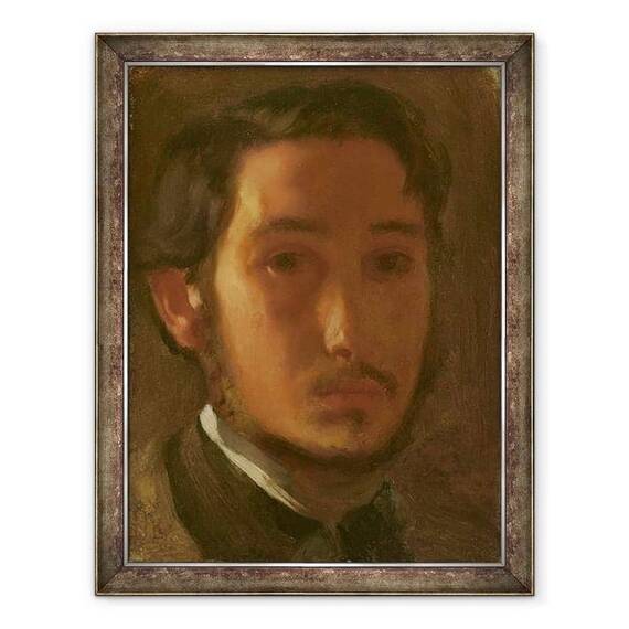 Tablou inramat - Edgar Degas - Autoportret cu guler alb - - Roveli